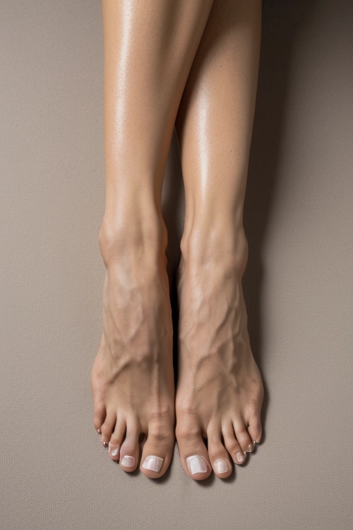 nude female feet