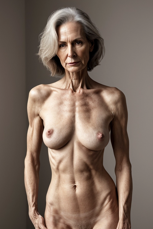 naked old skinny women