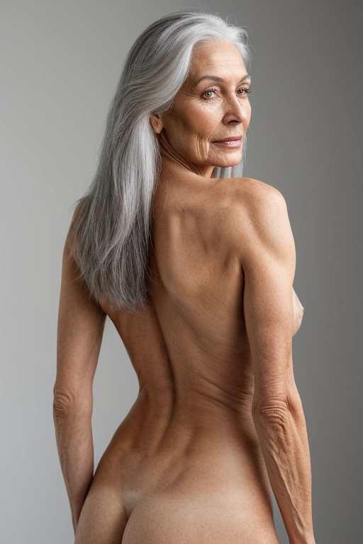 skinny older nude