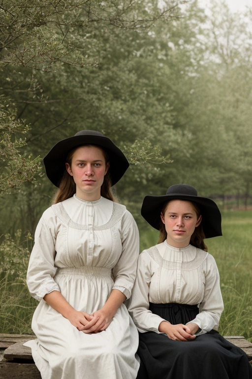 nackte Amish-Teenager