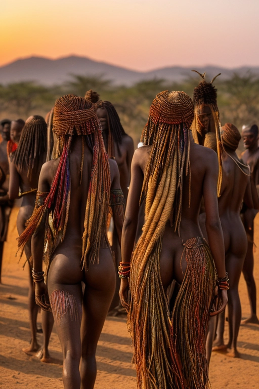 naked tribal africans