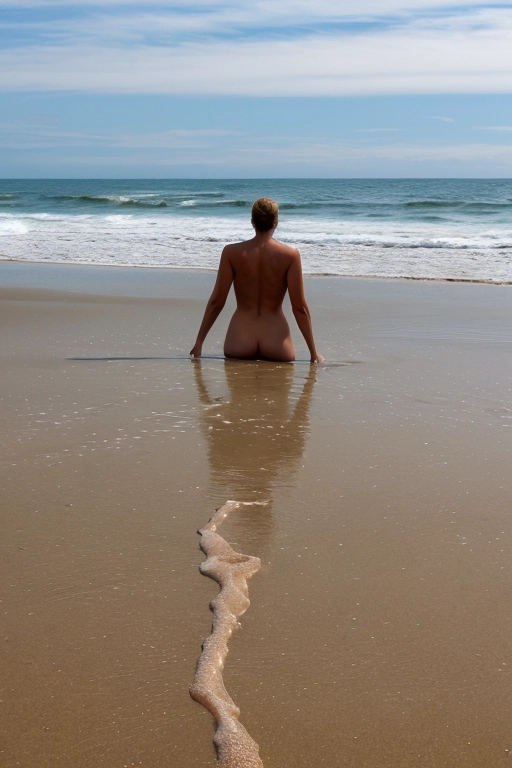 nackt am Strand Bilder