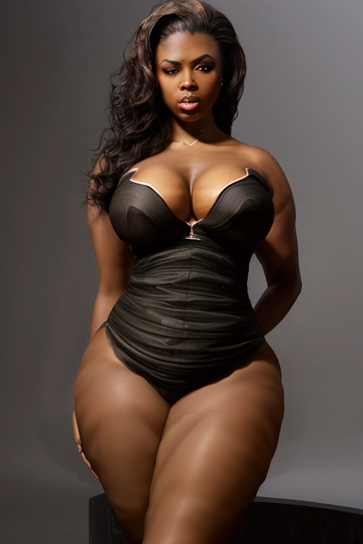 curvy ebony nudes