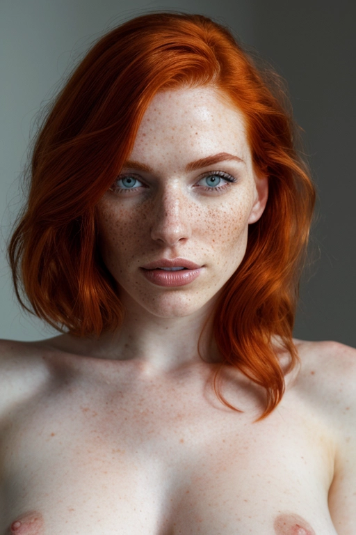 freckled redhead nudes