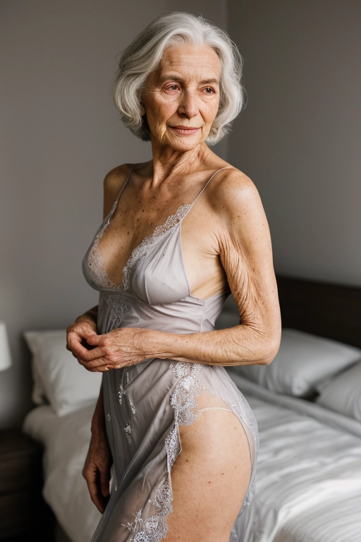 elderly lady nude