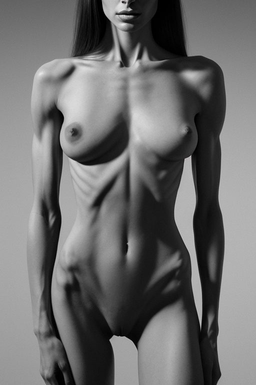 really skinny nude