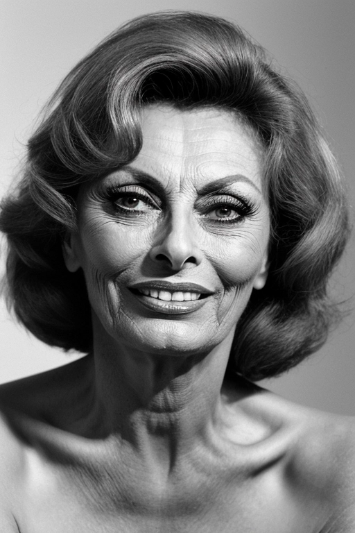 naaktfoto's van sophia loren