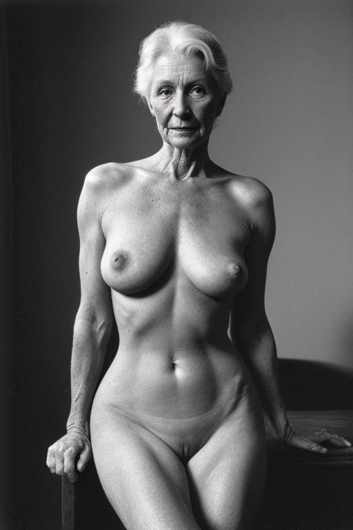 foto di vecchia nonna nuda