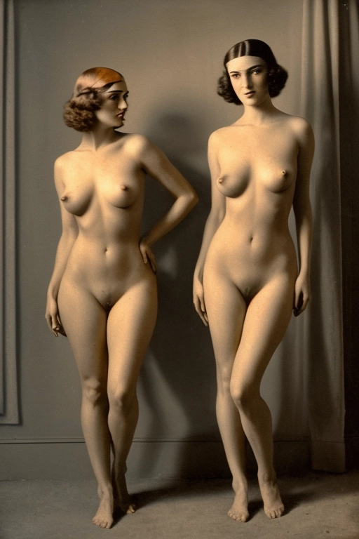 naked women in the 1920s