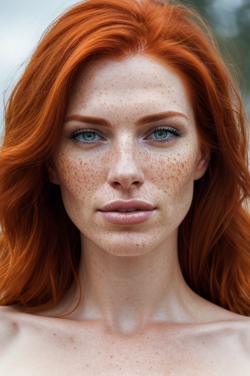 freckled women nude