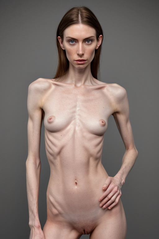 really skinny naked women