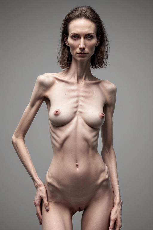 extremely skinny naked women