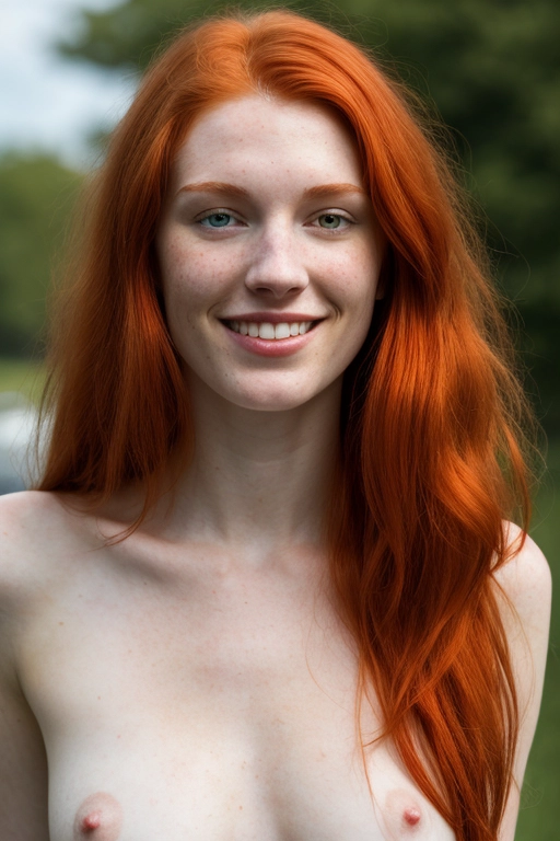 thin redhead nude