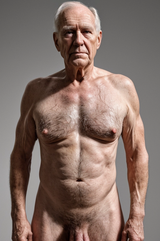 old man nude photo