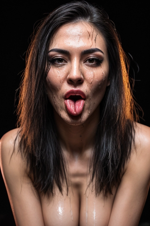 asiatischer Deepthroat-Porno