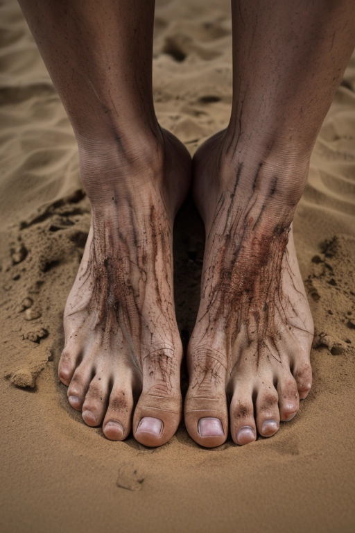 images of dirty feet