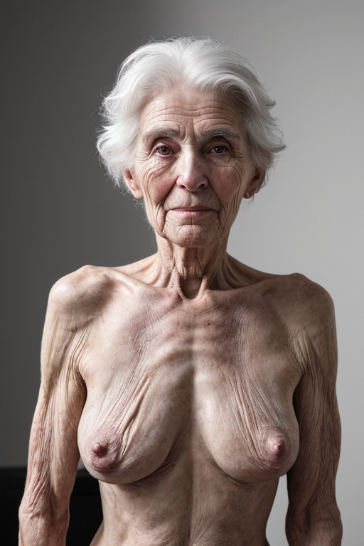 skinny nude granny