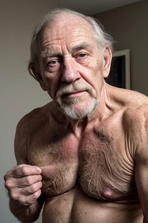 horny naked old men