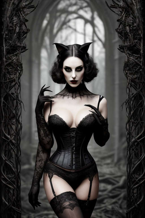 gothic naked women