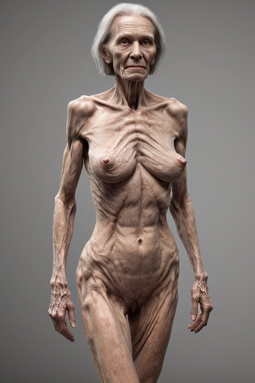 old skinny women nude