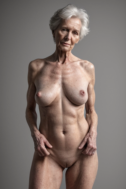 skinny old women nude