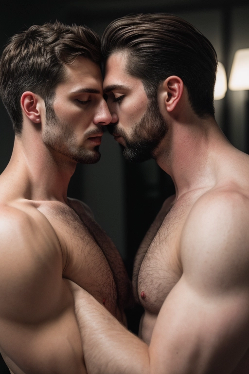 gay porn kiss