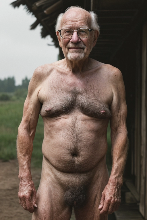 old man naked photos