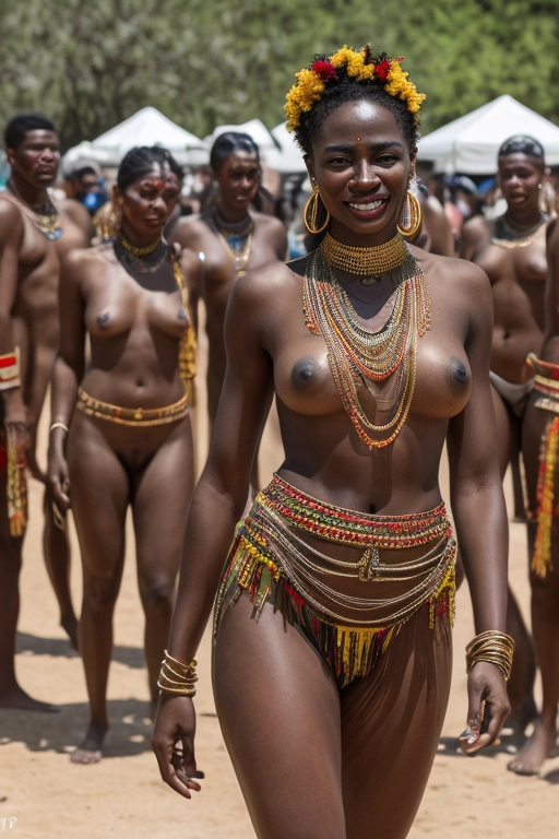 nackte afrikanische menschen