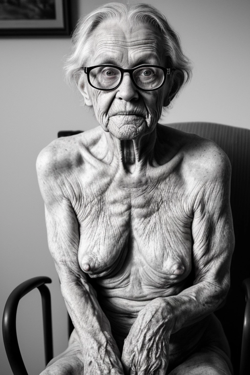 very old naked granny