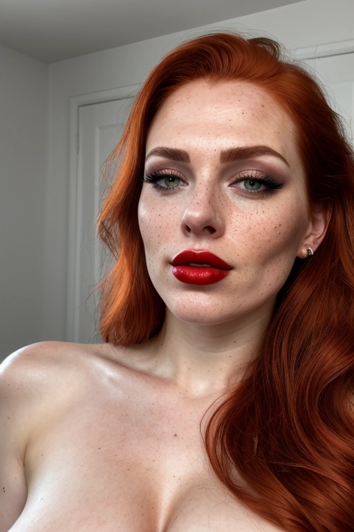 redhead facial porn