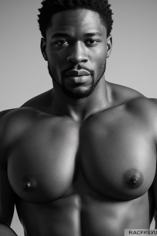 big black nude men