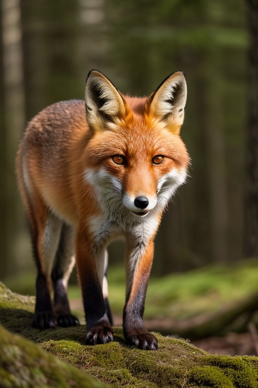 der rote Fuchs nackt