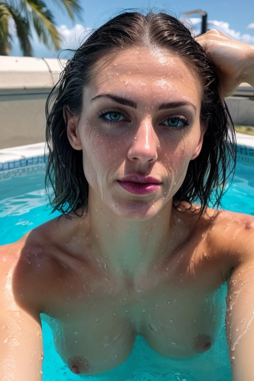 foto porno in piscina