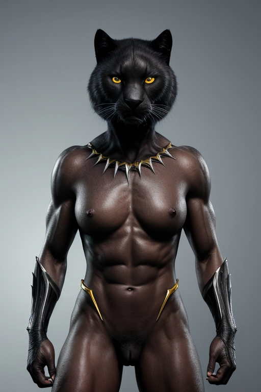 black panther nude