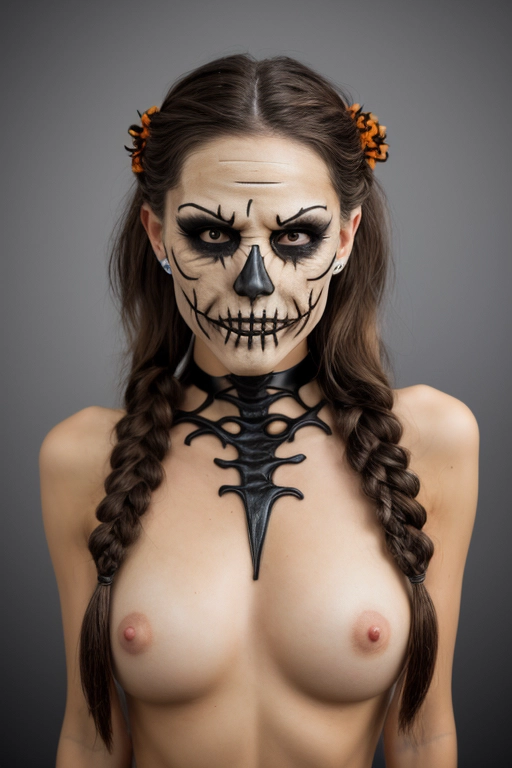 naked halloween women