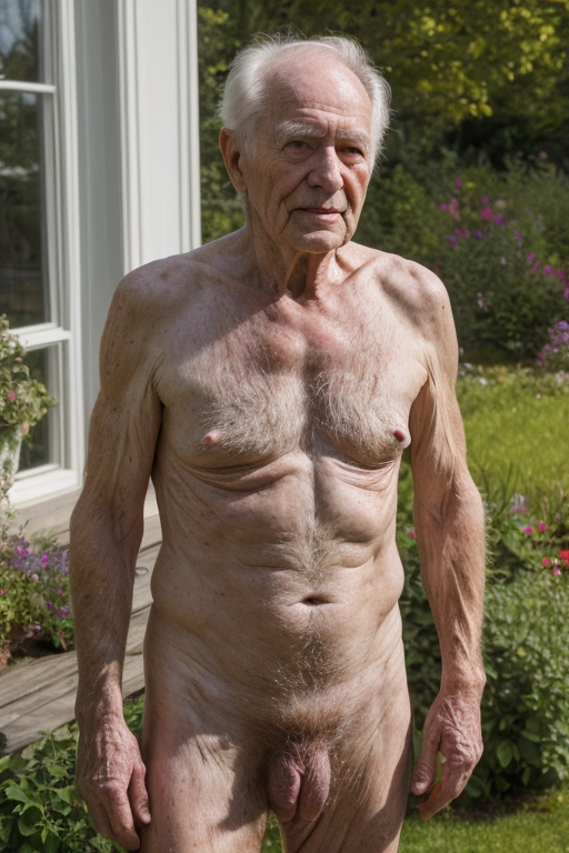 nude old male