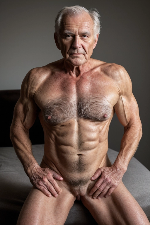 sexy old men naked