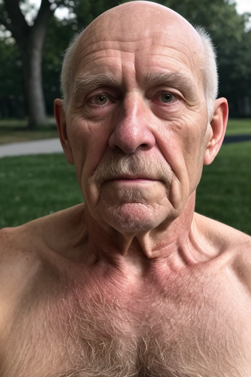 old man naked