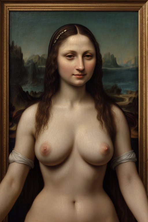 mona lisa naakt