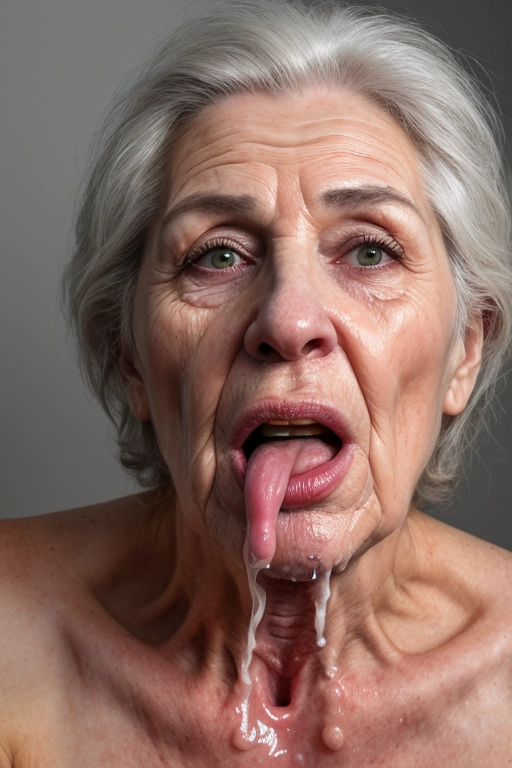 granny gives blowjob