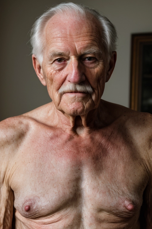 hot naked old men