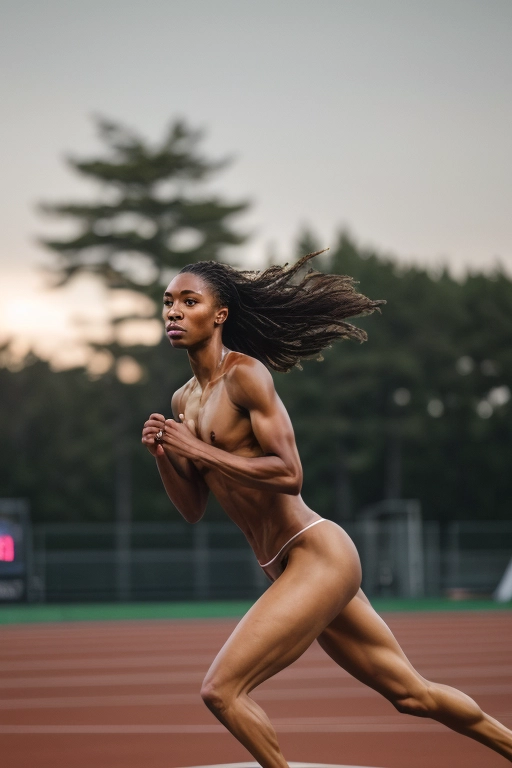 naked track stars