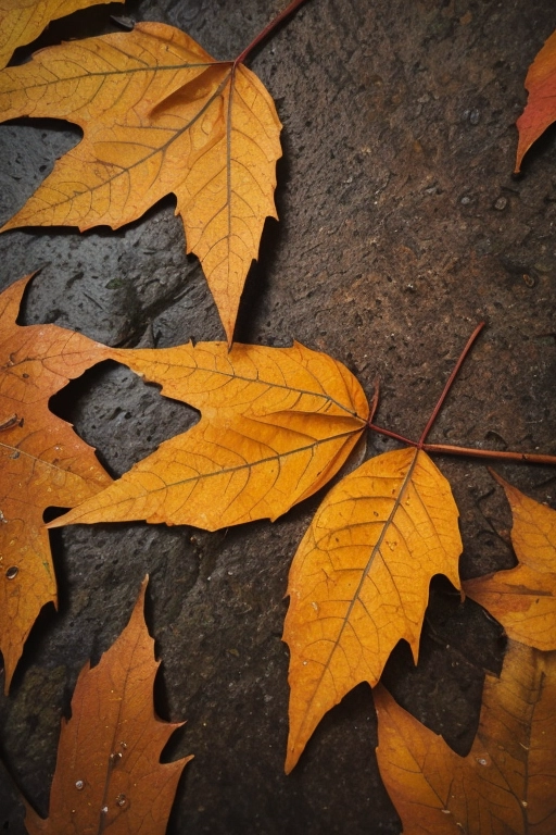 Herbst fällt Leck