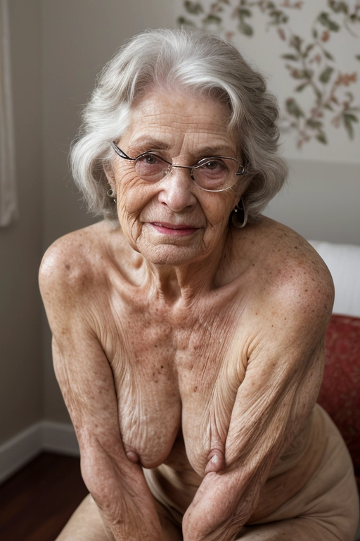 very old naked grandma