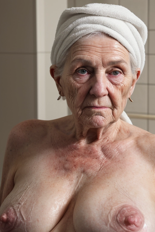 really old granny naked