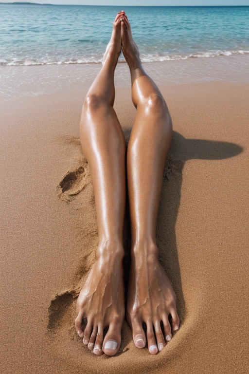 beach feet pics