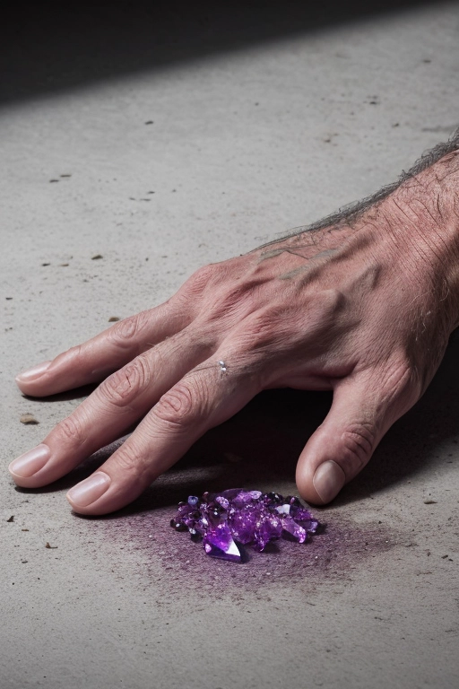 manhandling the gems violet gems