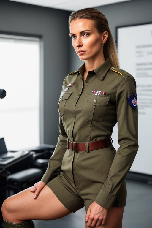 Militair uniform naakt pornofoto's van wellustige babes