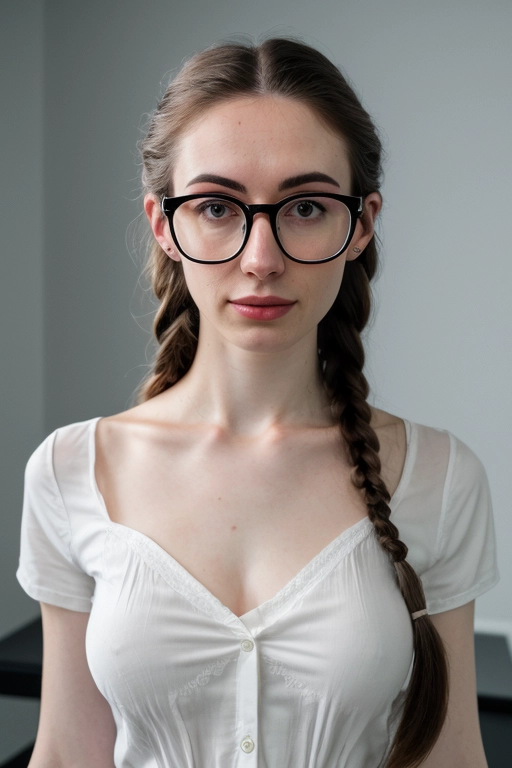 Skinny Nerd Porn Pics - Nerdy Naked Chicks